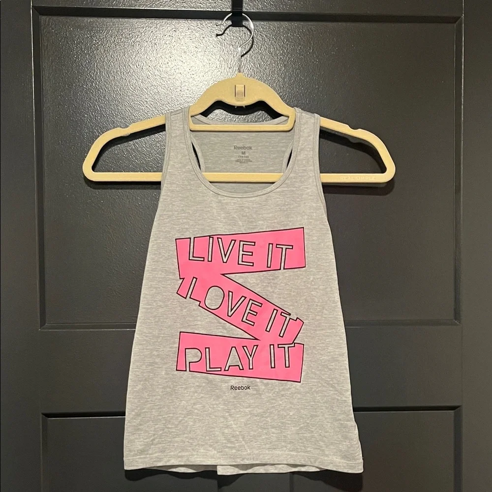 Girls Reebok Racerback Tank - Picture 1 of 3